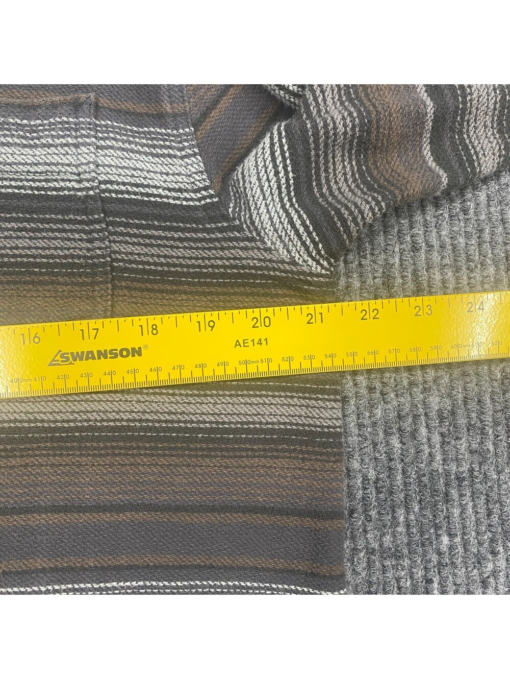 Howler Brothers Rodanthe Flannel Shirt Mens Medium Striped Long Sleeve Button Up - Picture 5 of 13